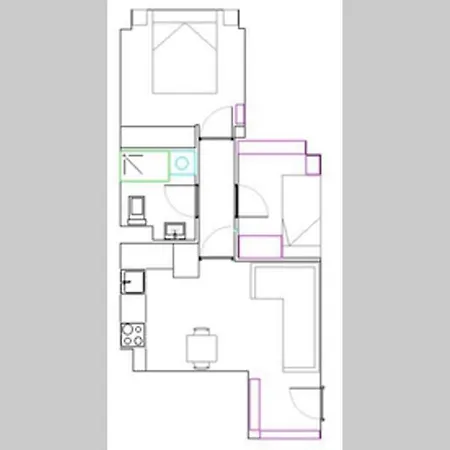 Perfect Location 2Rooms, Dishwasher, New Renovated Διαμέρισμα